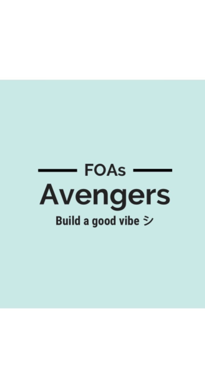 FOAs บ้าน Avengers 🏡🌈✨✨