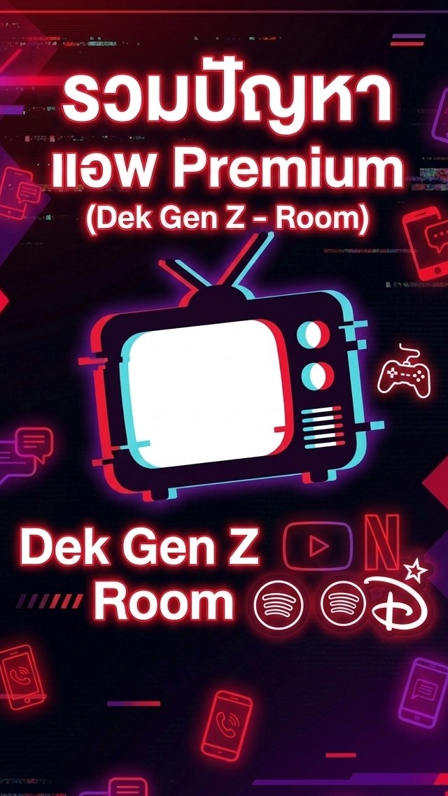 รวมปัญหาแอพพรี (Dek Gen Z -Room)☆○•