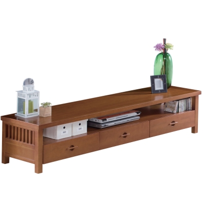 高級楊木實木製作，結構穩固耐用優麗坦耐磨塗裝，質感細膩不易磨損三抽及開放式收納空間，空間大容量專人送到府/免組裝