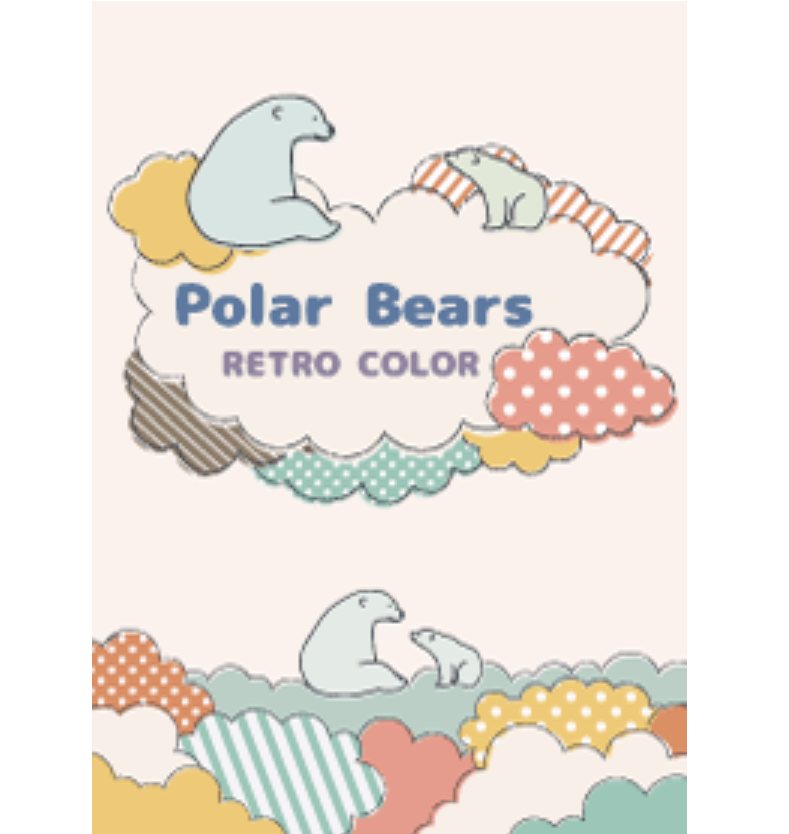 Polar Bears retro color