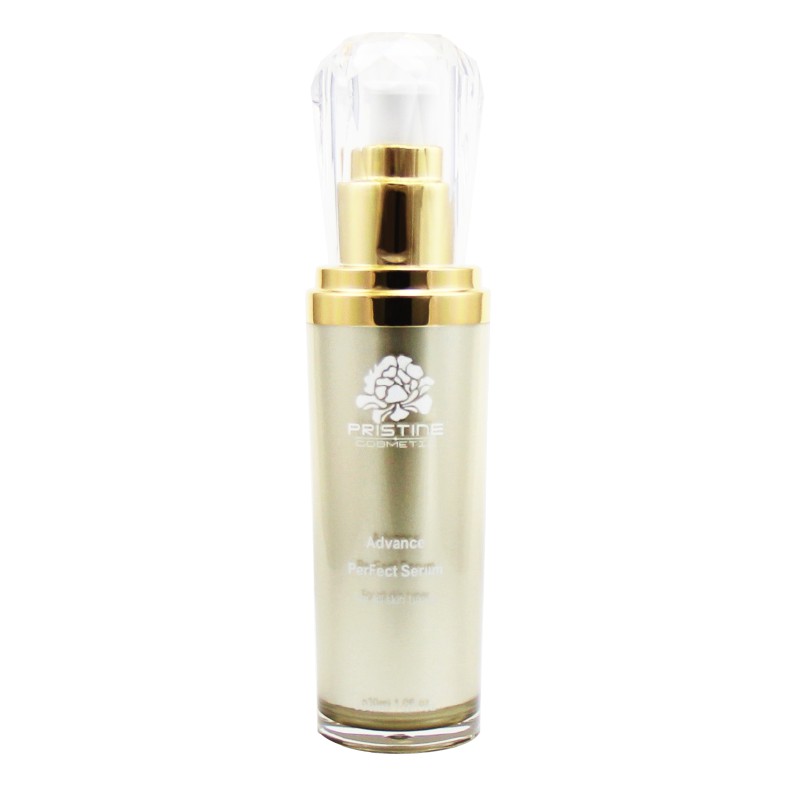 品牌 : PRISTINE品名: 【PRISTINE】水晶逆光精華液容量/規格 :30ML保存期限: 3年貨源 : 公司貨產地 : 台灣商品特色 :針對在意的肌膚四大問題-黯淡、斑點、缺水、老化加以修