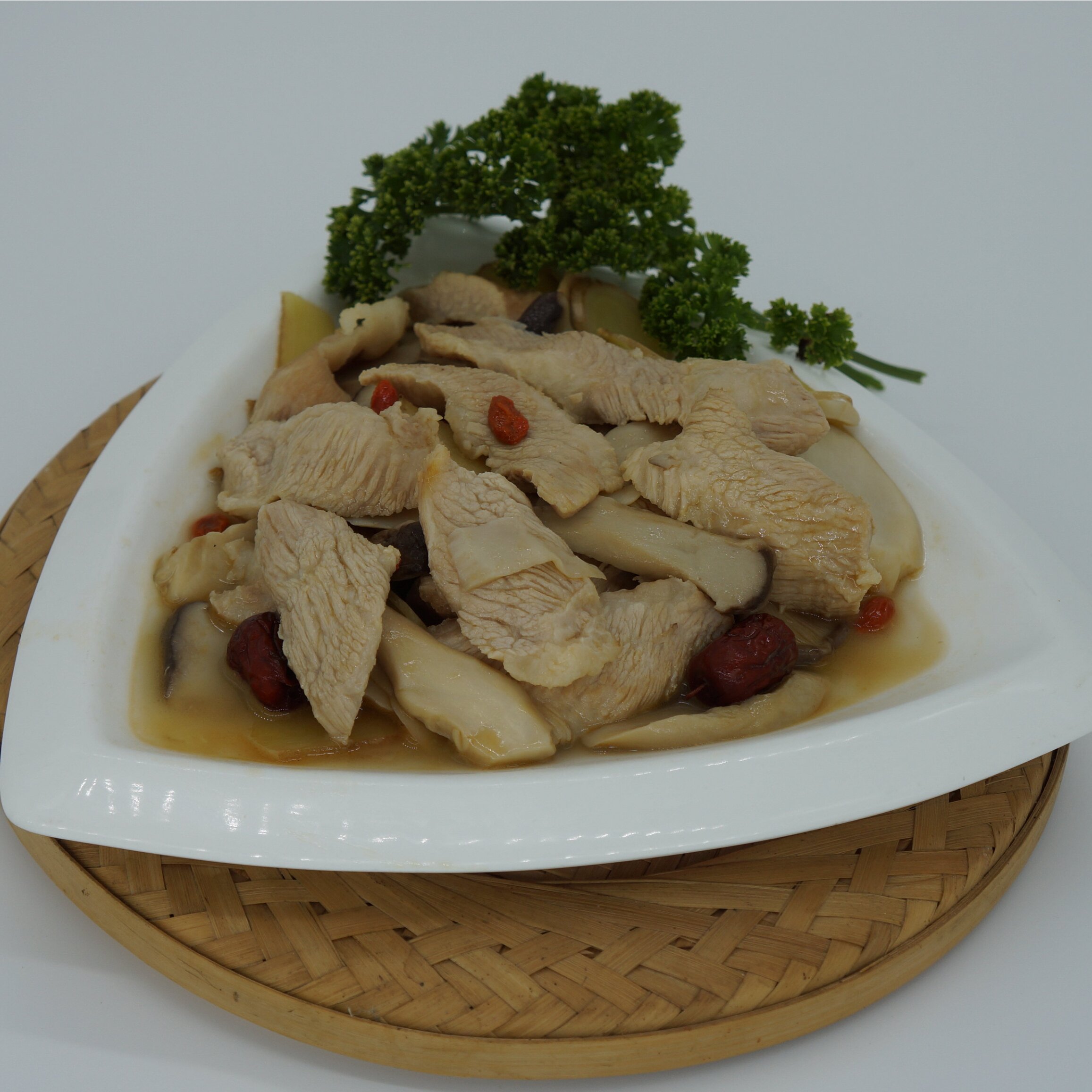 吉田爺爺麻油松板豬肉250g 熟食美食調理食品即食料理家庭廚房