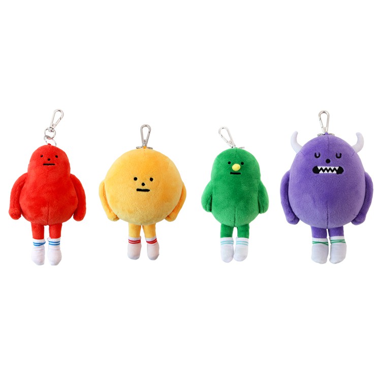 Sticky Monster Lab_SML娃娃吊飾沒辦法把最喜歡的娃娃帶回家嗎縮小版的絨毛吊飾玩偶超可愛別在包包隨身攜帶和黏黏怪物一起出遊趣趕快一次四隻收藏吧材質聚酯纖維尺寸10x14cm注意事項: