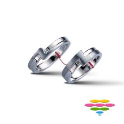 ◎彩糖獨家設計款|◎14K 鑽石對戒|◎定情鑽戒對戒商品名稱:鑽石對戒品牌:彩糖鑽工坊種類:白鑽款式:女戒證書:無主鑽形狀:圓形主鑽克拉重量(分/克拉):鑽石升等E-F成色，鑽石淨度VS-SI女戒鑽石