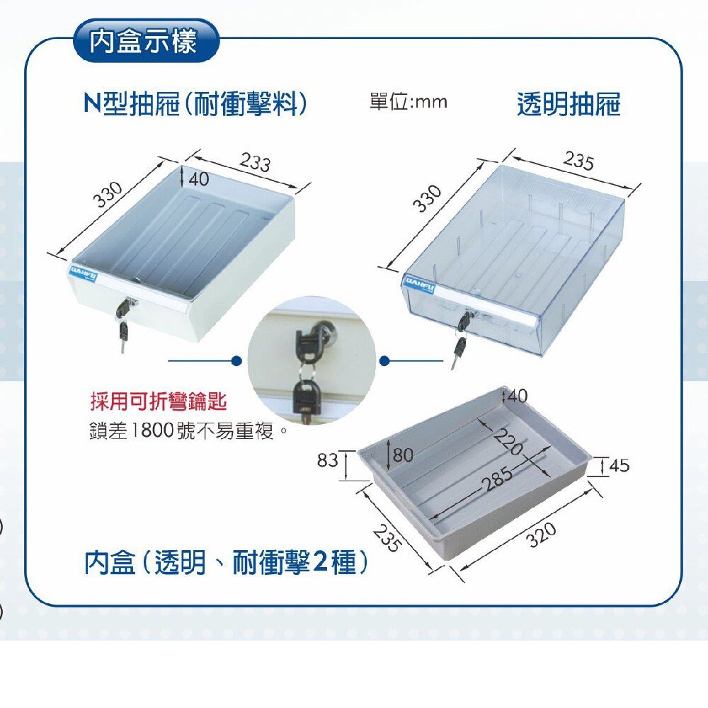收納好物【大富】DF-PC-30NB 多用途PC存放櫃 (收納櫃/置物櫃/分類盒/文件/零件/台灣製)