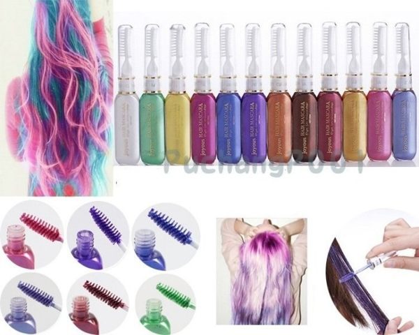 挑染膏 一次性染髮膏 染髮劑 染髮筆 造型 挑染 萬聖節 舞台妝 約會 走秀 車展 宴會 婚紗照 可水洗