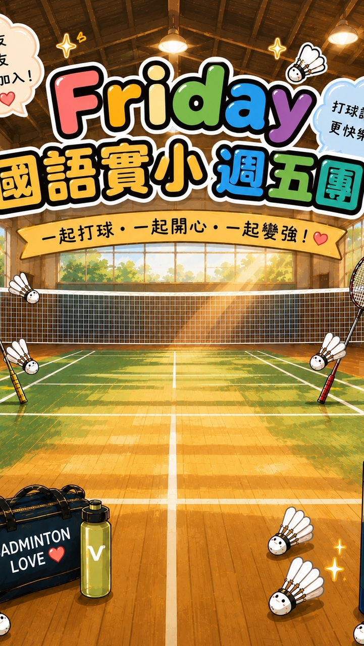 Friday🌟國語實小零打團🏸