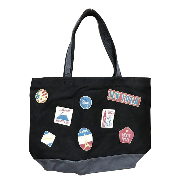 日本 UNIQLO Disney A4裝得下 黑色手提包 大容量 帥氣可愛老闆日本出差出遊帶回~大容量尺寸、購物、上班上課攜帶皆適合!長33cm 寬45cm 厚度14~22cmSTA-01-36-7F