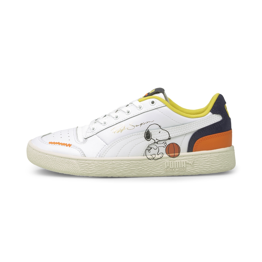 PUMA Ralph Sampson Peanuts 男女 休閒鞋 白色