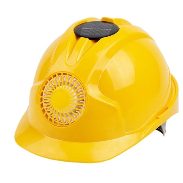 安全帽太陽能風扇帽工地遮陽帽防
