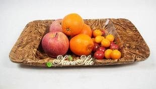 芒果木果盤 泰國手工制作木雕果盤 東南亞風格精品家居