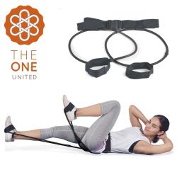The One 瑜珈健身 專業臀腿阻力訓練器-40磅(黑色)