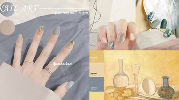 初春超甜「油畫系美甲」推薦！夢幻暈染上手浪漫、高級，濃濃歐洲復古風情～