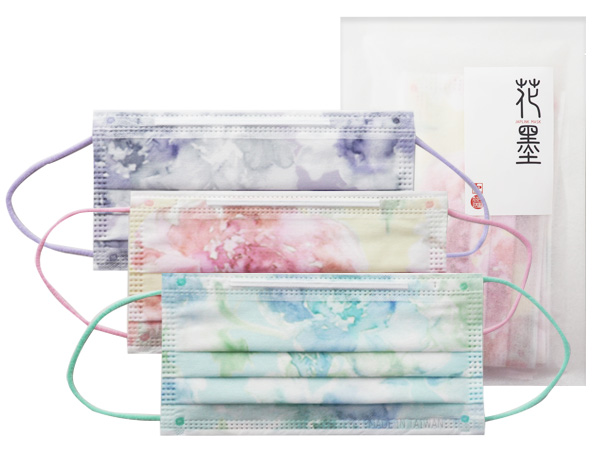 JAPLINK~花墨 成人不織布拋棄式平面口罩(5入) 款式可選【D791933】