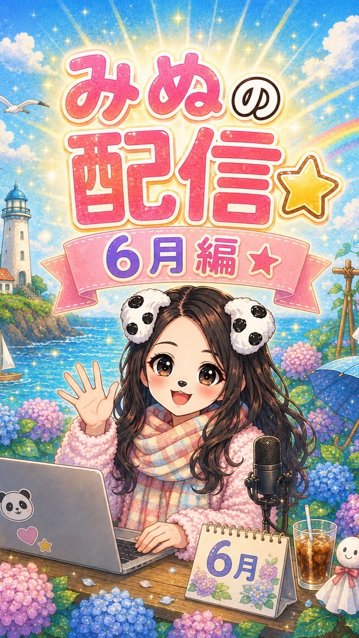 みぬの配信部屋☆6月編☆