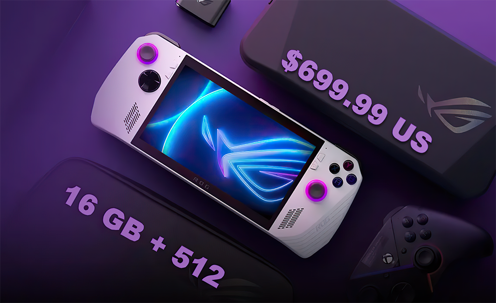 ASUS ROG Ally 電競掌機售價國外搶先洩漏，16GB & 512GB 為699.99 