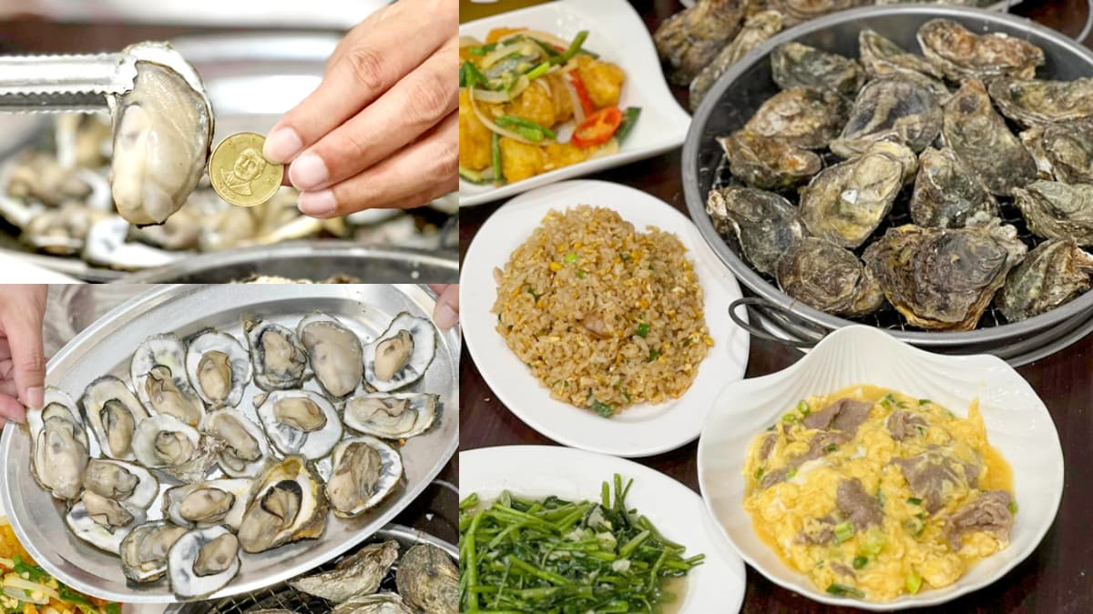 200元烤蚵無限嗑到爽！大顆肥美直逼50元銅板，再吃80元炒飯麵、平價熱炒