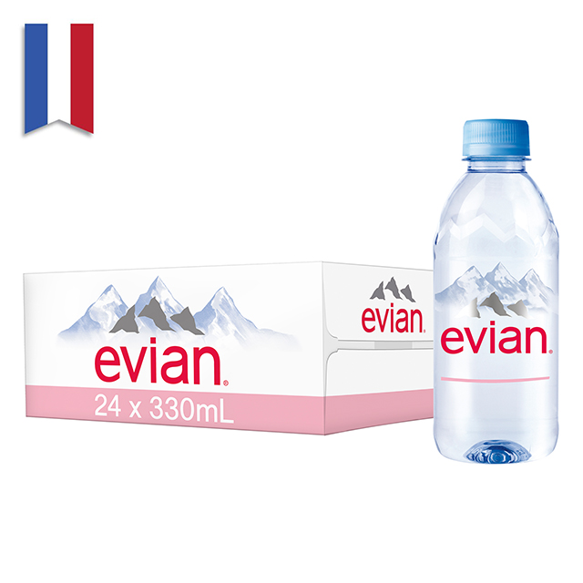 evian 天然礦泉水(330ml/24入)