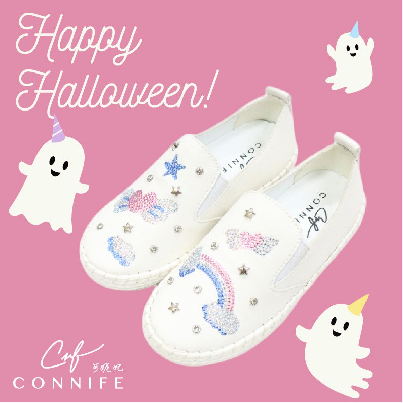◆品牌名稱 : CONNIFE ◆商品名稱 : 【CONNIFE可妮妃】夢遊仙境*兒童手工縫線鞋-白色(新品上市)◆材質/成分 :鞋面材質超纖皮革＋鑽＋鉚釘內裡材質超纖皮革鞋墊材質超纖皮革鞋底材質橡膠
