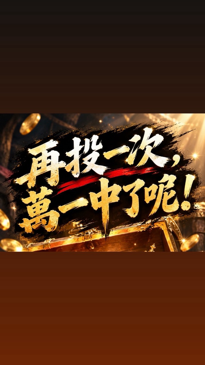 萬一中了呢！