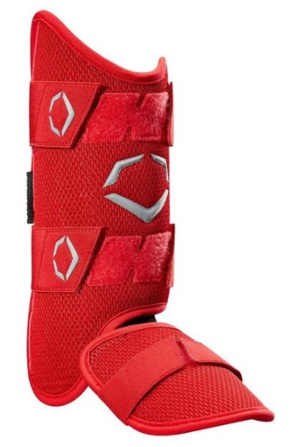 棒球世界全新EvoShield MLB 強化 可塑型 打擊護腳紅色 特價wtv1200SCRHH