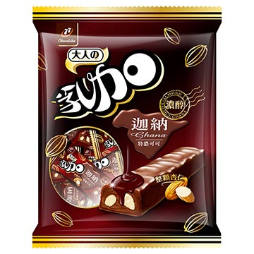 77乳加巧克力-迦納可可黑巧杏仁(147g)