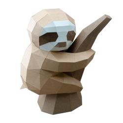 ◎全原創設計，皆為獨家造型|◎|◎商品名稱:日本SPICEDIY手作3D紙模型懶懶的樹懶禮物擺飾DIY手作種類:手作類適用年齡:8歲以上角色:沒有特殊角色特色:可組裝,立體,模型材質:紙尺寸:完成尺寸