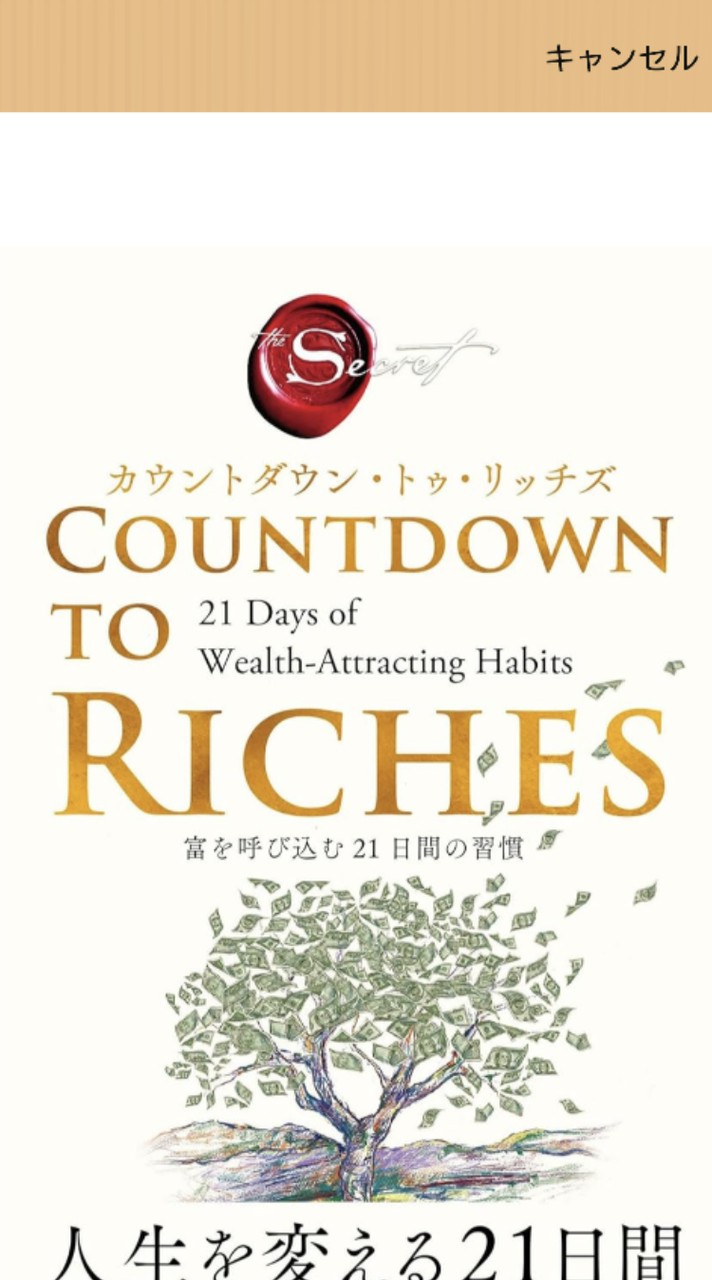 COUNTDOWN TO RICHIES 21日間        お金の引き寄せワーク💰