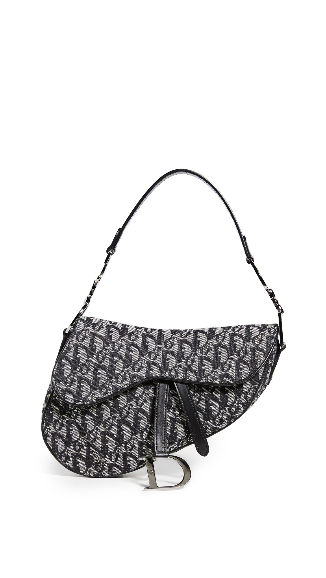 What Goes Around Comes Around Dior Canvas Saddle Bag