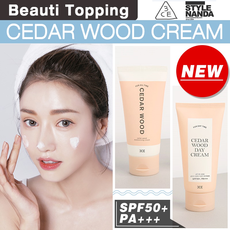 ★ NEW ★ [3CE] 濟州杉木舒緩鎮靜保濕臉霜 / 濟州杉木舒緩鎮靜保濕日霜 / 牛奶嫩白素顏霜 / 牛奶嫩白毛孔清潔緊緻面膜 / 牛奶嫩白睡眠面膜 / 牛奶嫩白清透氣墊粉底