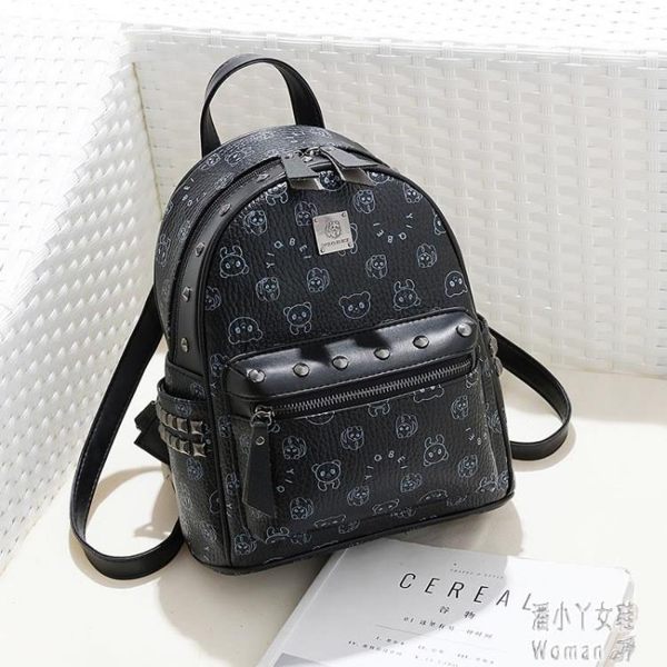 雙肩包女包包2018新款潮韓版百搭時尚書包女ins風軟皮小背包2019