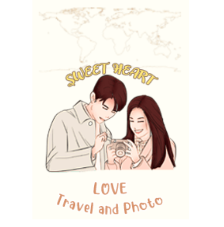 Sweet heart: Love travel & photo with me