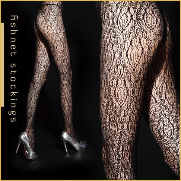 VOLA 維菈襪品‧超性感流行花紋網襪-幾何網狀