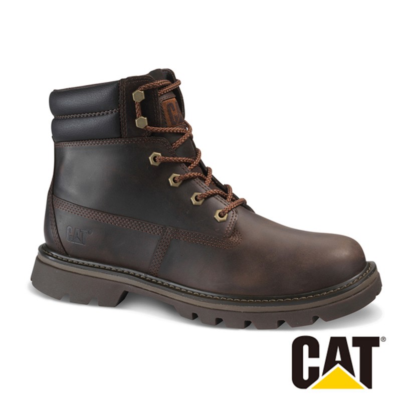 特殊防水鞋面 抗濕必備鞋面採用特殊防髒汙，珠面皮革處理輕量的精選牛巴戈皮革，透氣柔軟戶外橡膠大底 滿足各種需求扎實多層縫線 質感皮延條設計鞋面材質：珠面皮大底：橡膠大底功能：防水#洒落森林 #CAT 