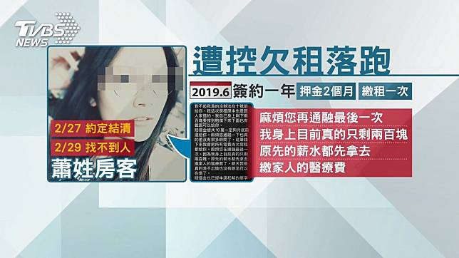 「怎變這樣」登門討租　驚見套房變垃圾屋