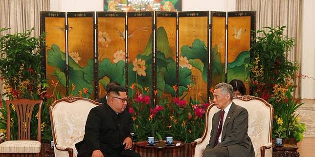 Kim Jong-un bertemu PM Singapura.