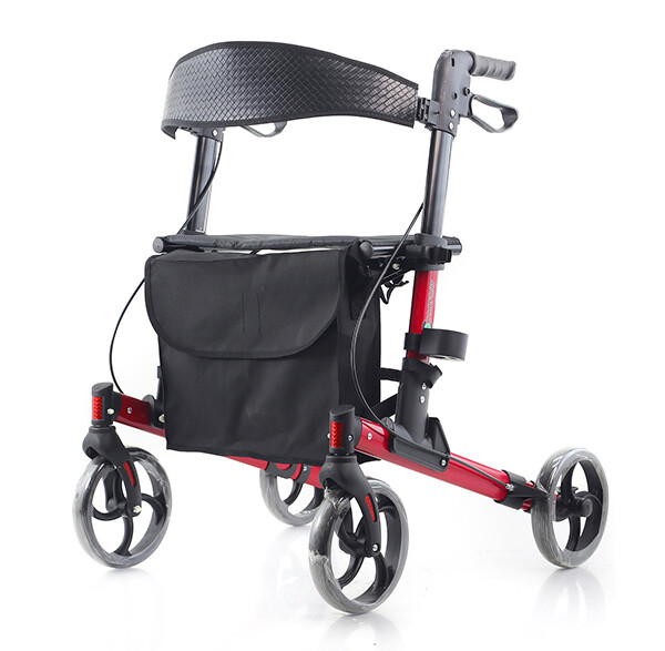 ■ 收折體積小且不佔空間 ■ 輕量化鋁合金車架結構，重量僅7.8公斤 ■ 輕巧收折好收納，適合外出旅行散步使用 ■ 人體工學握把設計，大幅提昇握把抓握舒適度 ■ 下壓式煞車，下壓到底即完成駐車，安全又