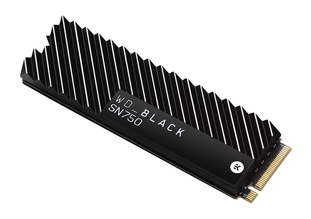 WD Black SN750 NVMe SSD 另外還會推出與 EKWB 合作的散熱片版本（不包含最小容量 250GB），但因廠商作業時程來不及同步進行測試，該產品厚度增為 8.1mm