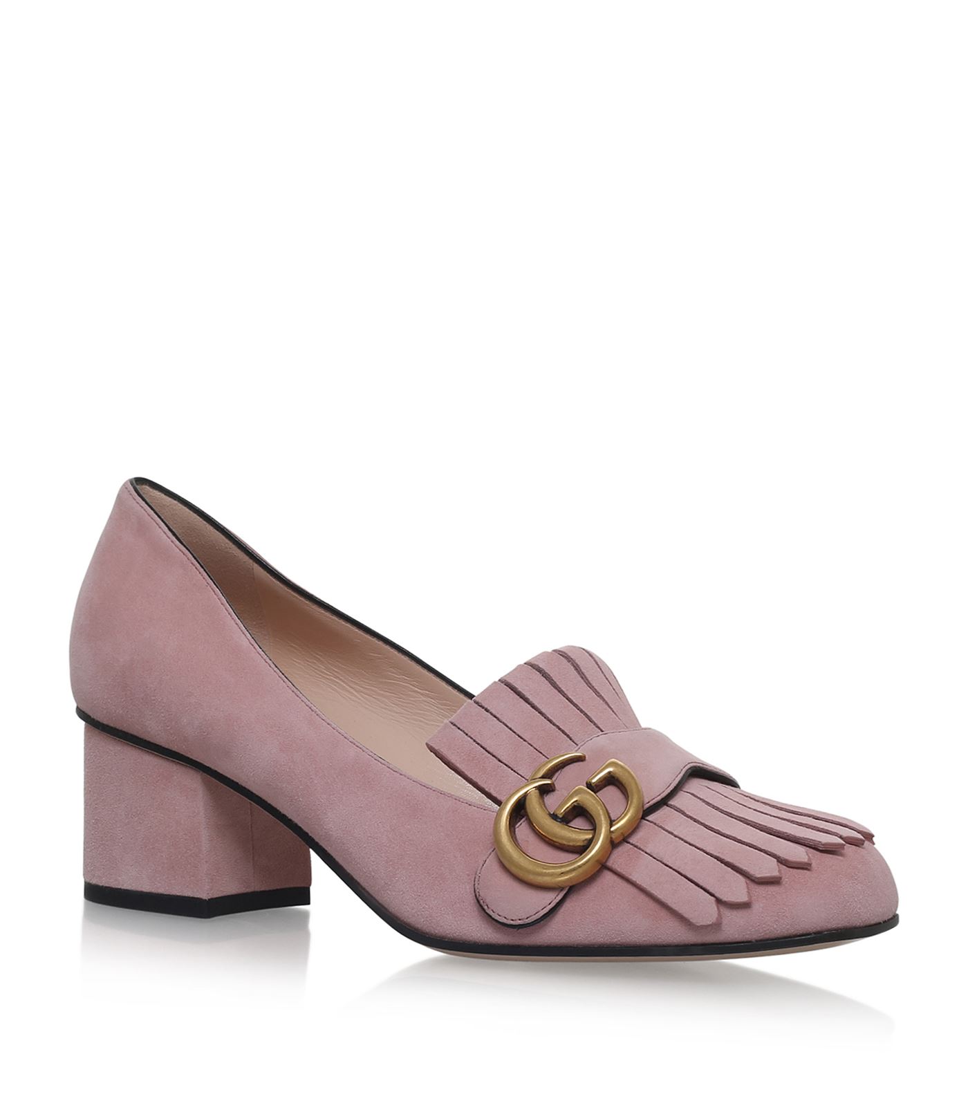 Gucci - Evolving into a year-round staple, the Gucci Marmont pumps take their cue from the brand's o