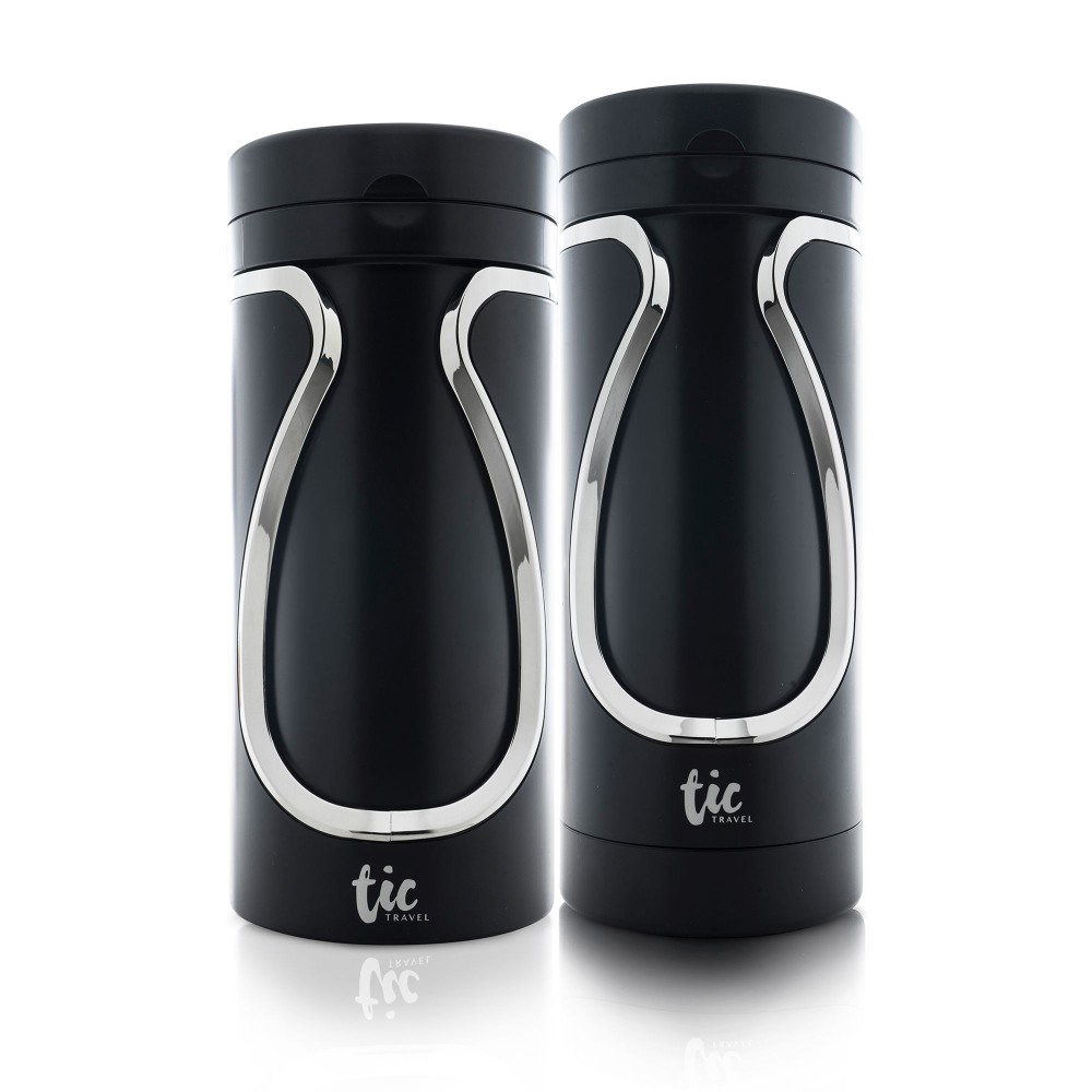 Tic design 旅行分裝收納瓶 - (沐浴+保養) 豪華組 經典黑