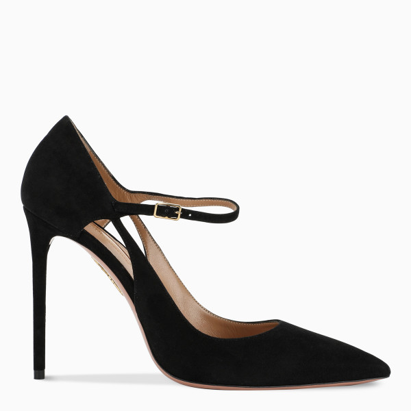 Aquazzura Black Helmut 105 pumps