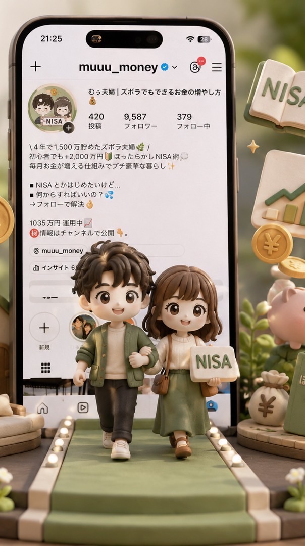 むぅ夫婦のズボラ投資ラボ。