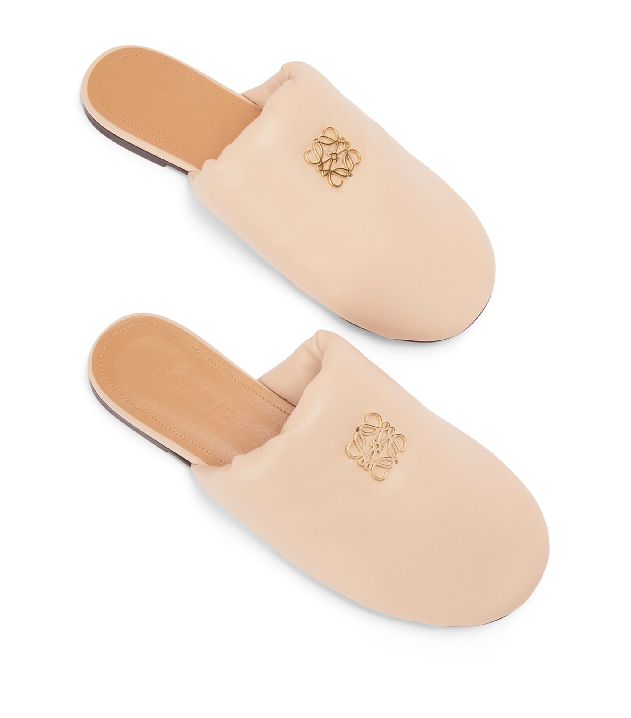 LOEWE Leather Padded Anagram Mules