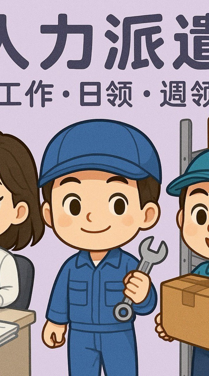 全台找工作&合法派遣&正職&兼職&快速上工&不另外收取費&可周領&日領