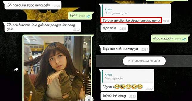 Kisah cowok PDKT cewek cantik lewat WhatsApp, endingnya ngenes