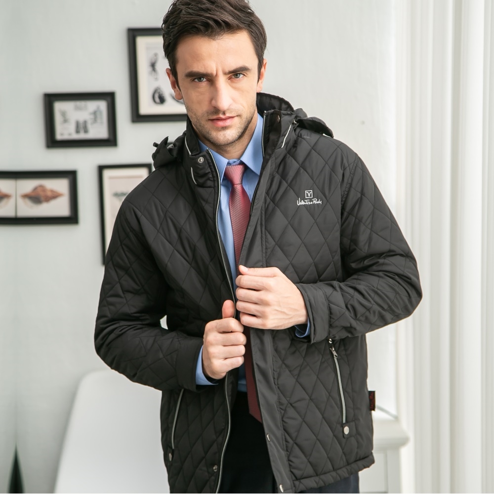 防潑水透氣貼合面料科技保溫棉.輕柔.保暖寒流菱格車縫，高雅時尚