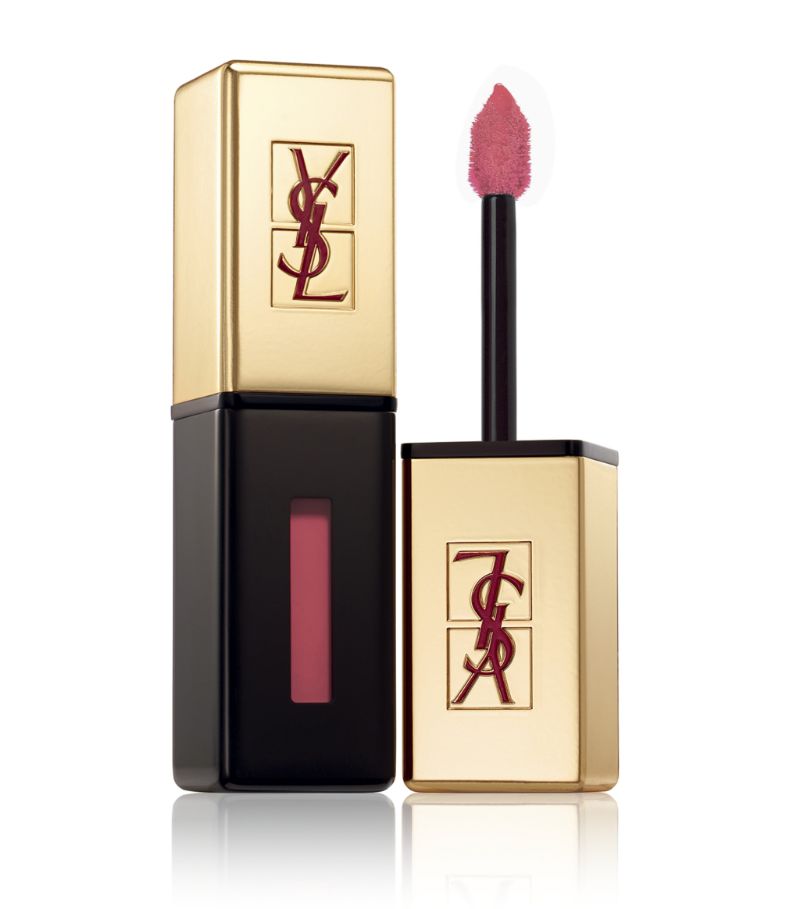 Despite its barely-there formula, the YSL Rouge Pure Couture Glossy Stain has a rich colour pay-off,