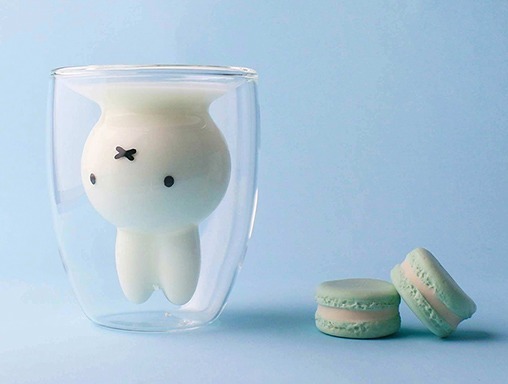 米飛兔雙層玻璃杯