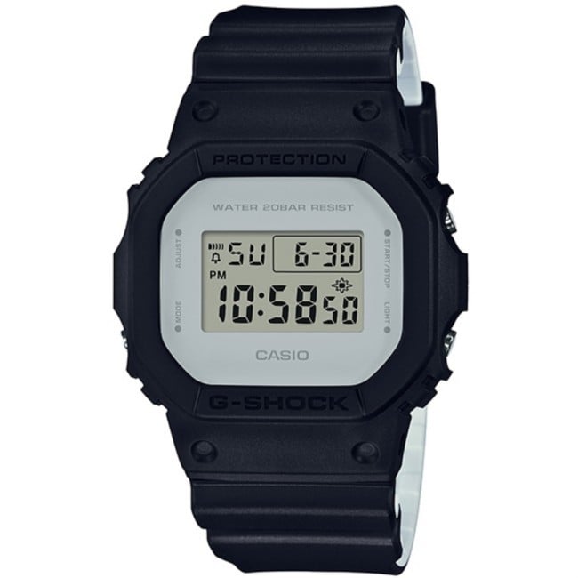 G-SHOCK DW-5600LCU復古簡約數位腕錶-黑(DW-5600LCU-1D)