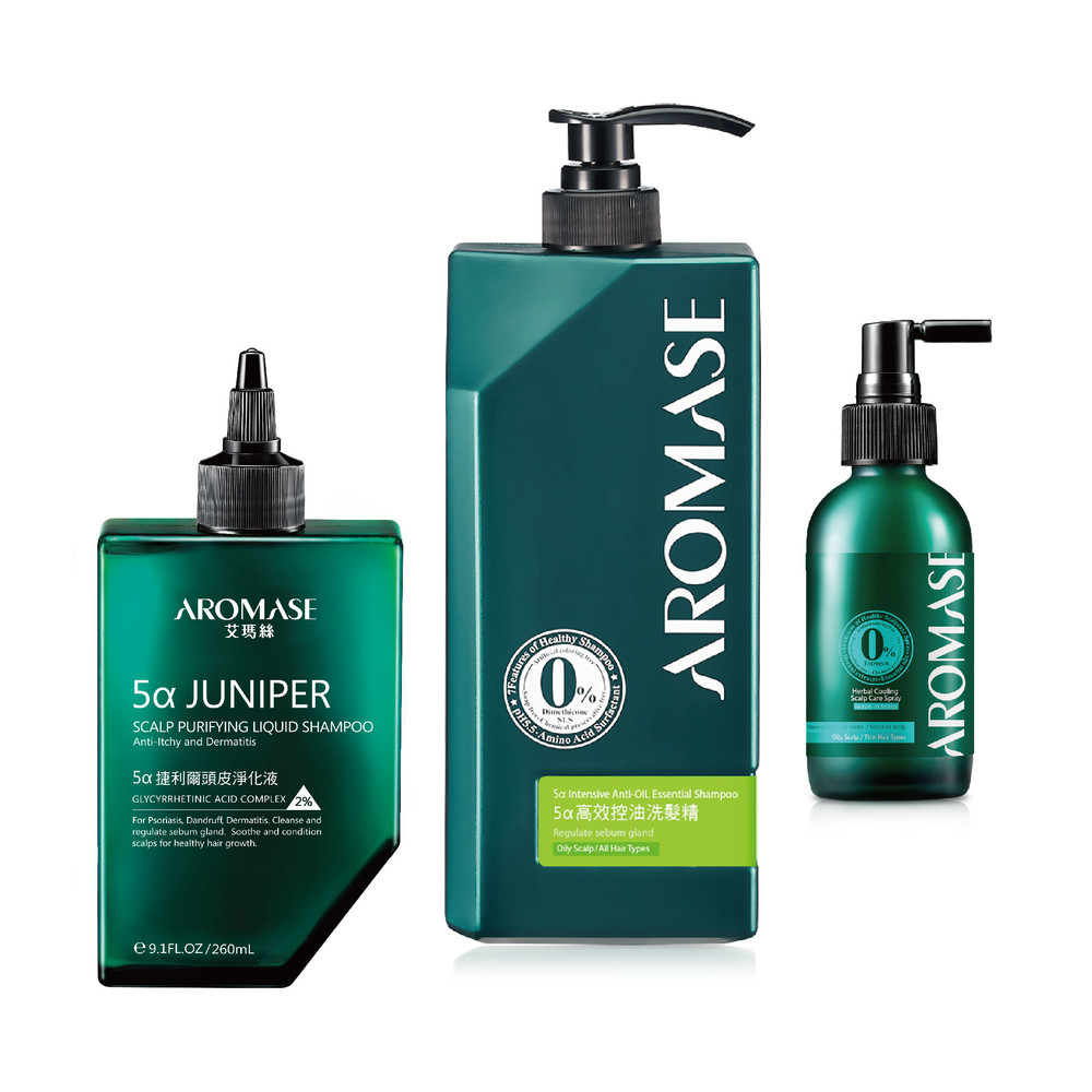 好評推薦『對頭皮出油的我很有幫助，使用後有大幅改善。本來只有購買油性頭皮三步驟養護體驗組來試試看，試用後發現頭皮出油的狀況有效改善。後來又加買了捷利爾角質淨化液跟5α高效控油洗髮精，對於頭皮止癢跟出油